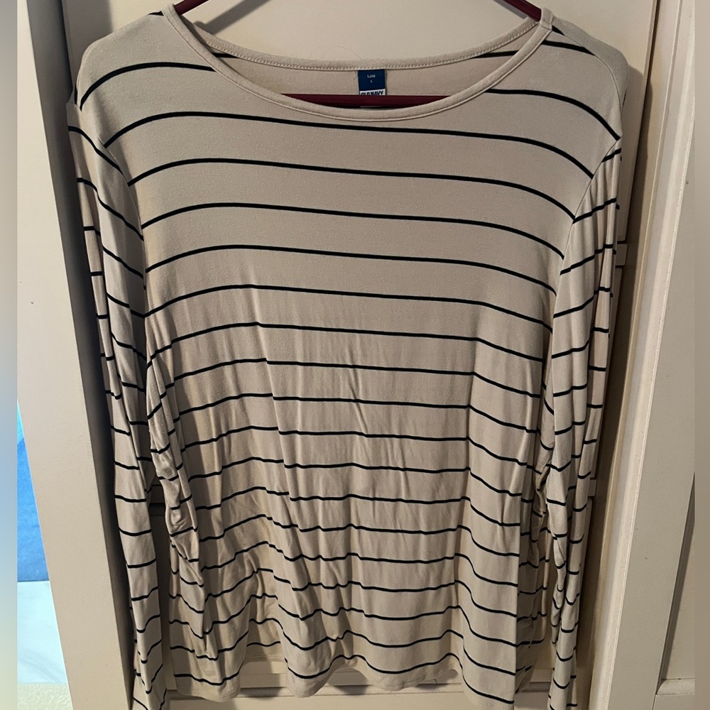 Striped Long Sleeve Top
